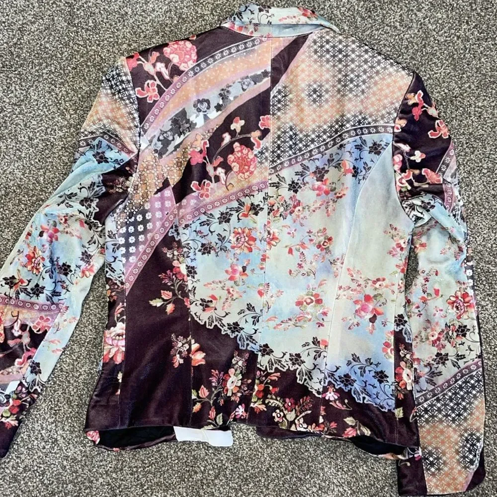 Boho Chic velvet blazer - Picture 4 of 4